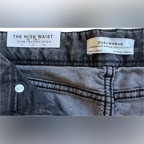 Zara Skinny Corduroy Pants - Picture 7 of 8